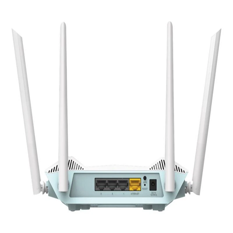 D-Link | AX1500 Smart Maršrutizatorius | R15 | 802.11ax | 1200+300 Mbit/s | 10/100/1000 Mbit/s | Ethernet LAN (RJ-45) jungtys 3 | Mesh palaikymas: Taip | MU-MiMO: Taip | Ne, mobilusis plačiajuostis ryšys: | Antenos tipas: 4 išorinės