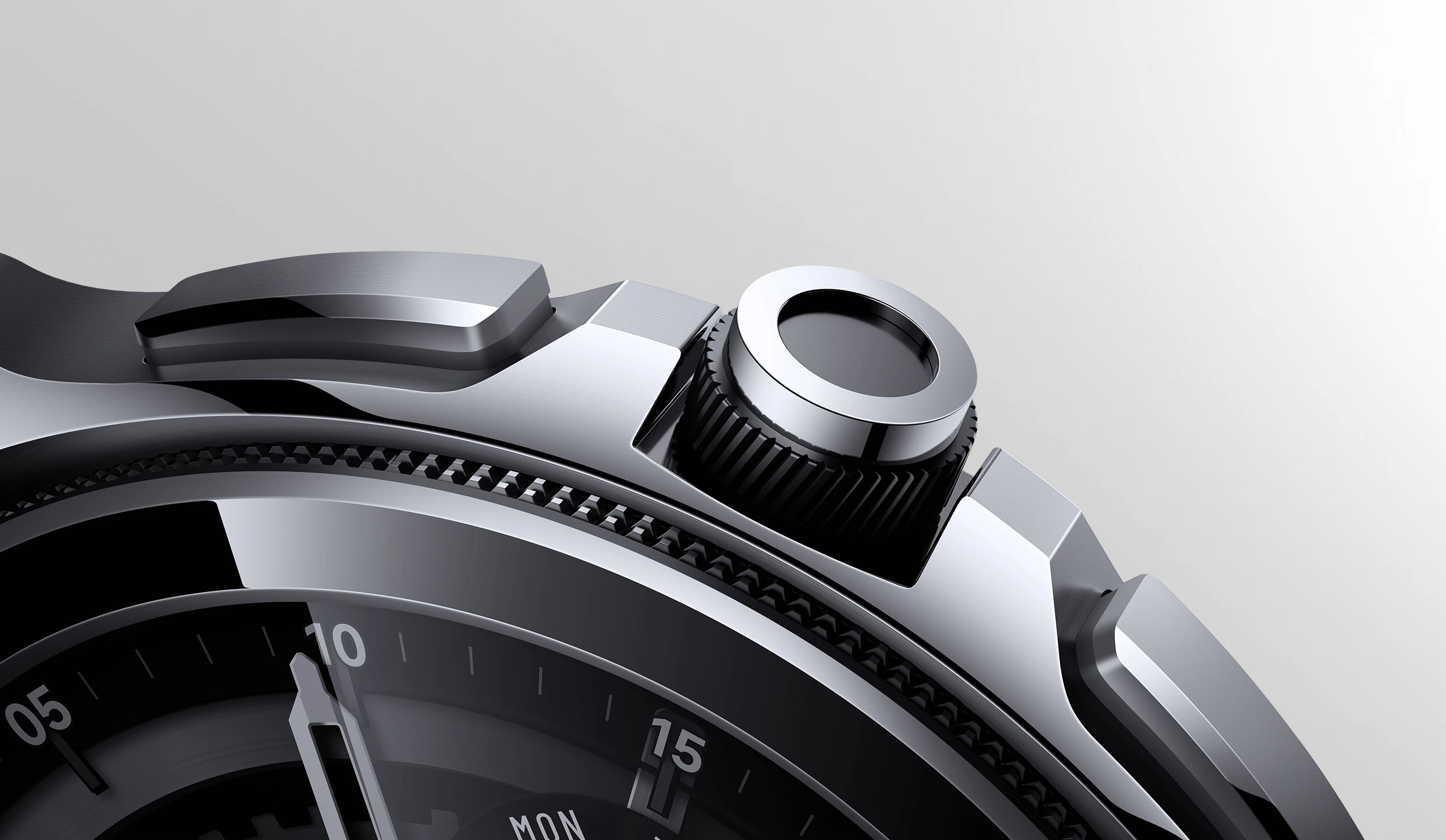 Išmanusis laikrodis Xiaomi Watch 2 Pro BT, Juodos spalvos nerūdijančio plieno korpusas su juodos spalvos silikoniniu dirželiu aprašymas - Prekės nuotrauka