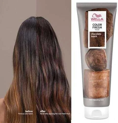 Wella Professionals Color Fresh Mask Dažomoji plaukų kaukė Chocolate Touch 150 ml