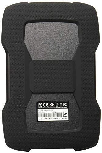 Kietasis diskas ADATA HD330 | 1000 GB | 2,5 colio | USB 3.1 | Juodas | Itin plonas ir didelės talpos patvarus HDD, trys unikalios spalvos su stilingu korpusu, išskirtinė apsauga nuo smūgio jutiklio, 256 bitų AES šifravimas, (atgal suderinama su USB 2.0)