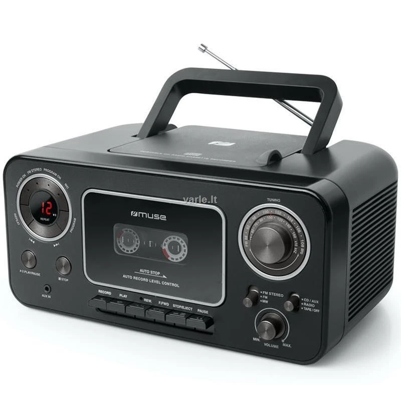 Magnetola Muse M-182 RDC radio Cassette, modelis - M-182RDC, žema