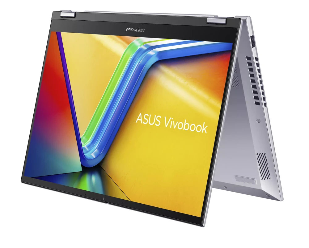 Nešiojamas kompiuteris ASUS Vivobook S 14 Flip TP3402 - 14" 1920x1200 Lietimui jautrus IPS ekranas / Intel i5-13500H iki 4.7GHz (4 branduoliai) / 8GB DDR4 / 512GB SSD M.2 NVMe PCIe 3.0 / Intel UHD Graphics / WIFI 6E + Bluetooth 5.3 / HDMI 2.1 TMDS / USB Type-C with power-display delivery / Vartomas 360 laipsnių / Šviečianti klaviatūra / Metalizuotas / Harman Kardon / Svoris 1.50 kg / Windows 11 + DOVANA Canyon Išmanusis laikrodis (Pažeista pakuotė)