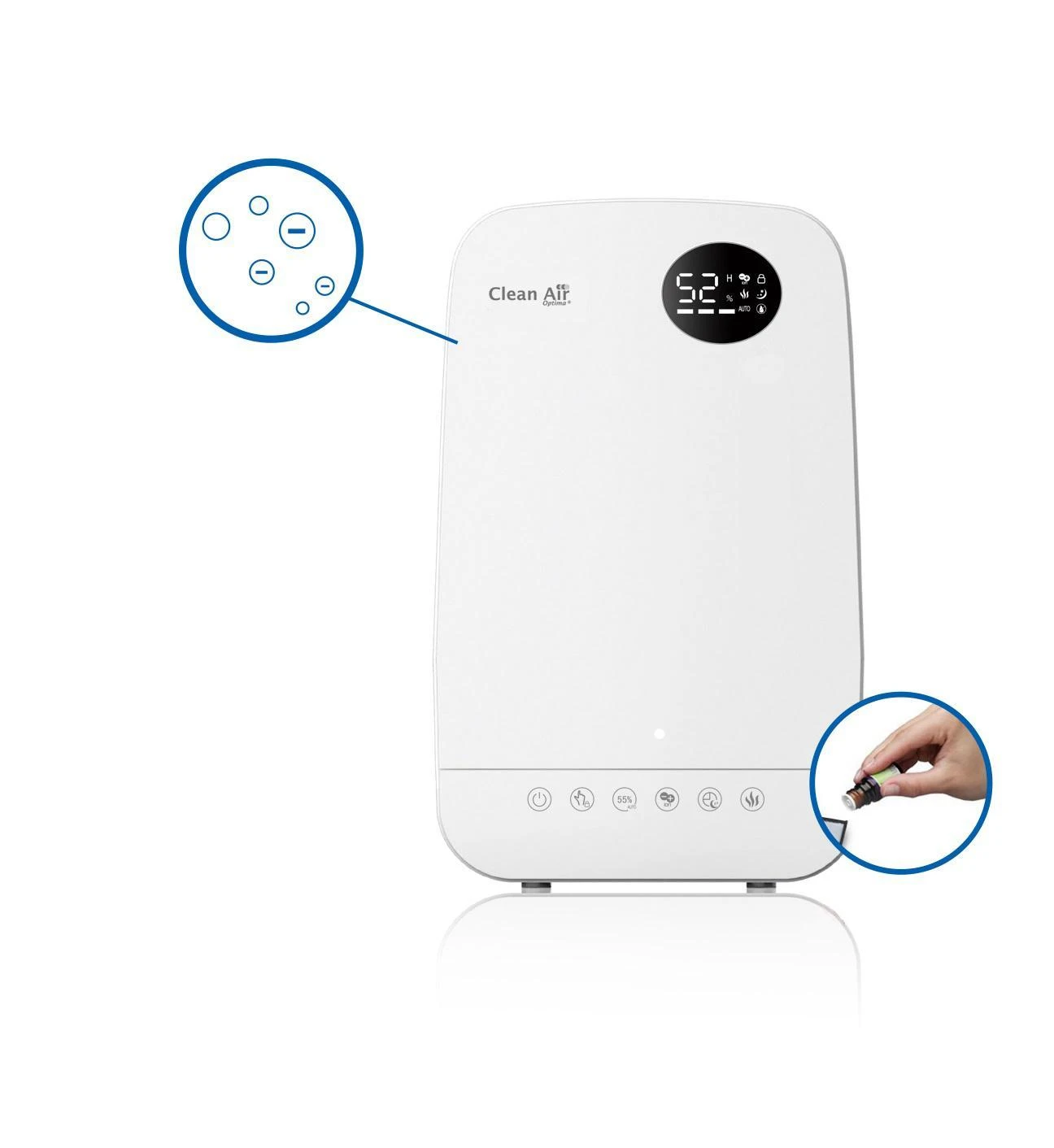 „CLEAN AIR OPTIMA“ ORGANO DRĖKINTUVAS SU JONIZATORIUMI CA-606