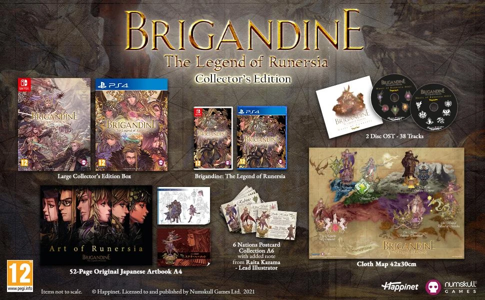 Numskull PS4 Brigandine: The Legend of Runersia - Collector's Edition