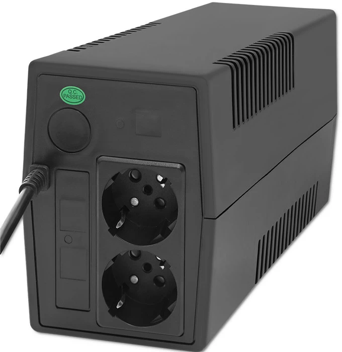 QOLTEC 53774 nepertraukiamo maitinimo linijos interaktyvus monolitas 1000VA 600W (Atnaujinta)