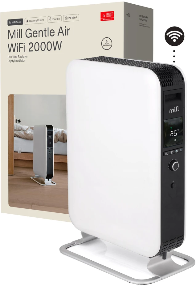 Šildytuvas MILL OIL2000WIFI3 Oil premium be pakuotės (Pažeista pakuotė)