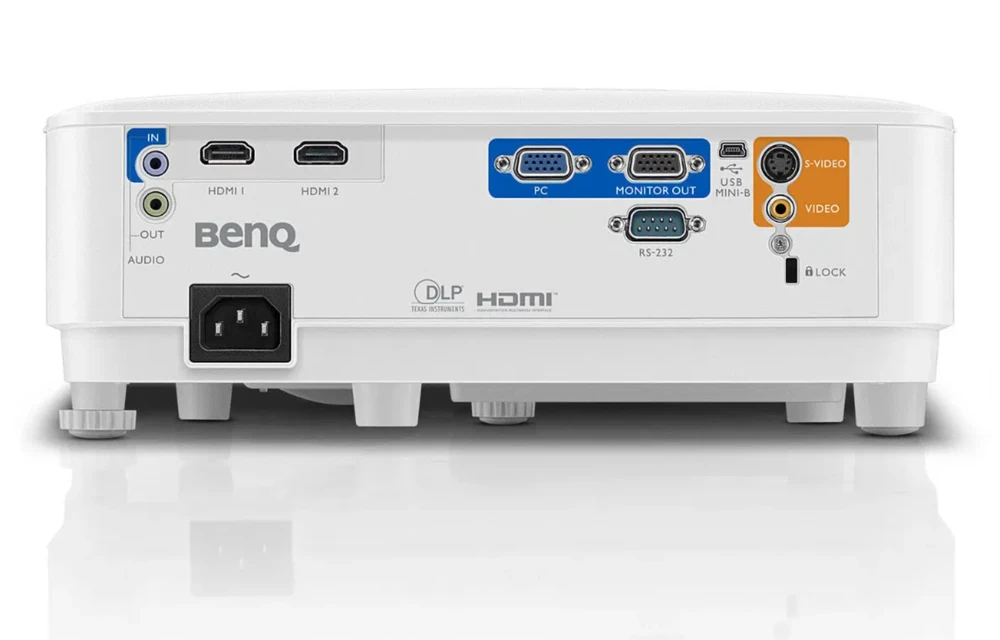 Verslo projektorius Benq MW550 - WXGA / 1280x800 / 16:10 / 3600Lm / 20000:1 / HDMI / VGA / Baltas