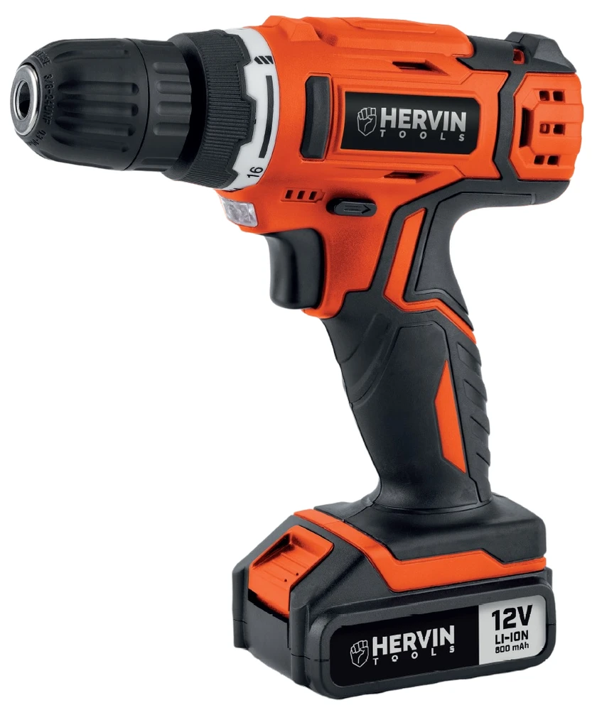 Akumuliatorinis gręžtuvas HERVIN TOOLS 12V profilis