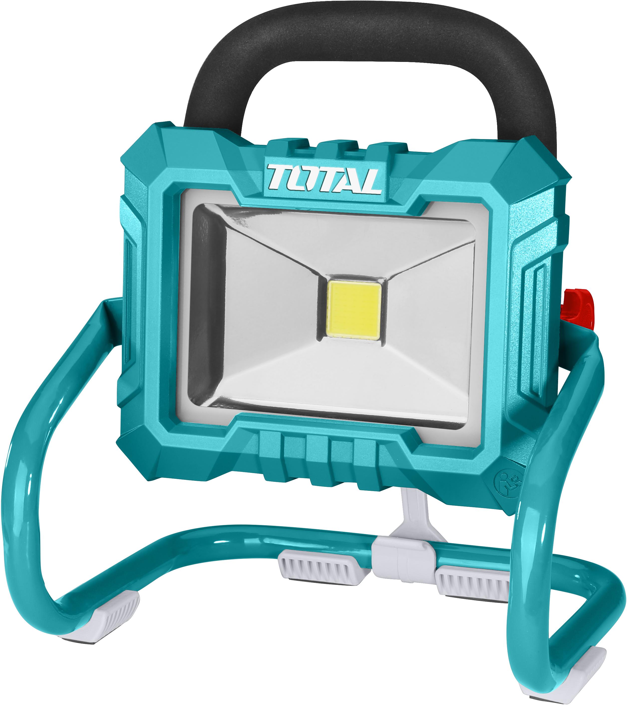 Akumuliatorinis LED prožektorius TOTAL, 20 V, 20 W, 750 / 150 lm, be ...