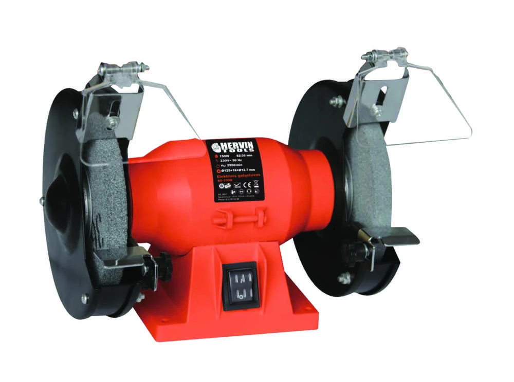 Elektrinis galąstuvas HERVIN TOOLS, 150 W, 2950/min, Ø125x16 mm, BG-150W