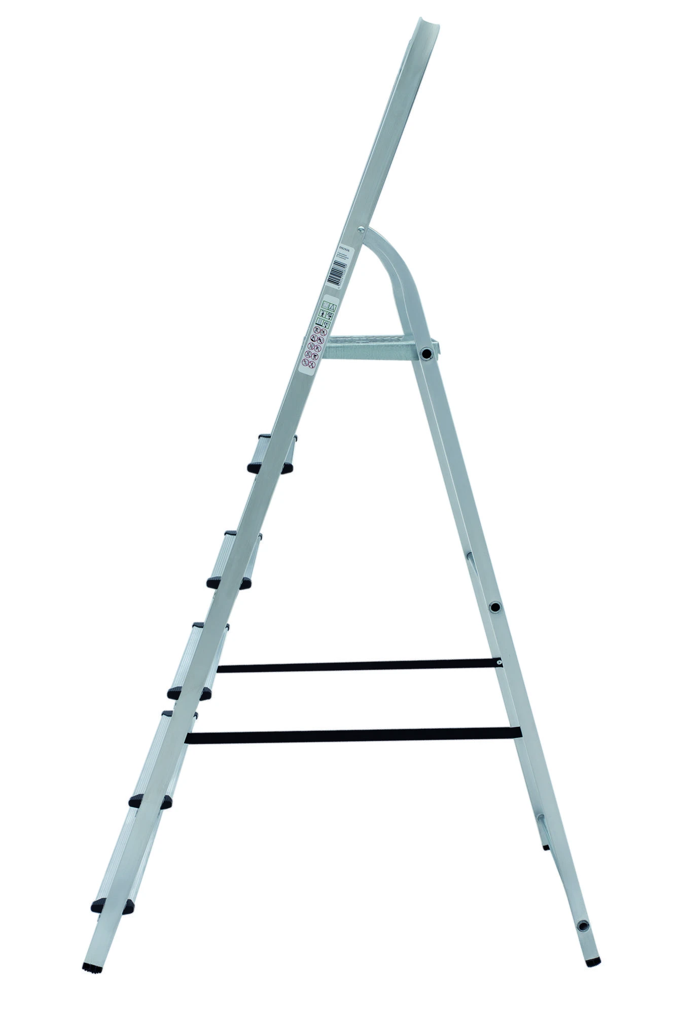 Kopėčios HERVIN EQUIPMENT, alium. buitinės, 6 pakopų, 1250-1950 mm, HSL006A