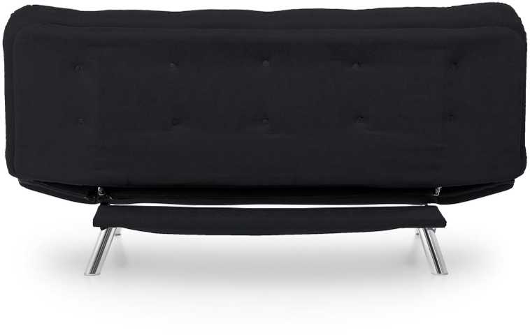 Hanah Home 3 vietų sofa-lova Misa Sofabed - Juodas (Pažeista pakuotė)