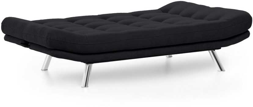 Hanah Home 3 vietų sofa-lova Misa Sofabed - Juodas (Pažeista pakuotė)