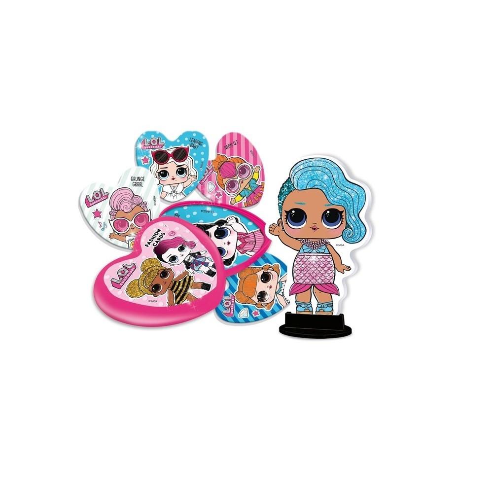 Lisciani L.O.L. Überraschungsgrußkarten Set | Bastelset Mit Pop-Up-Karten, Aufklebern, Bändern & Mehr | Für Kindergeburtstage & Besondere Anlässe