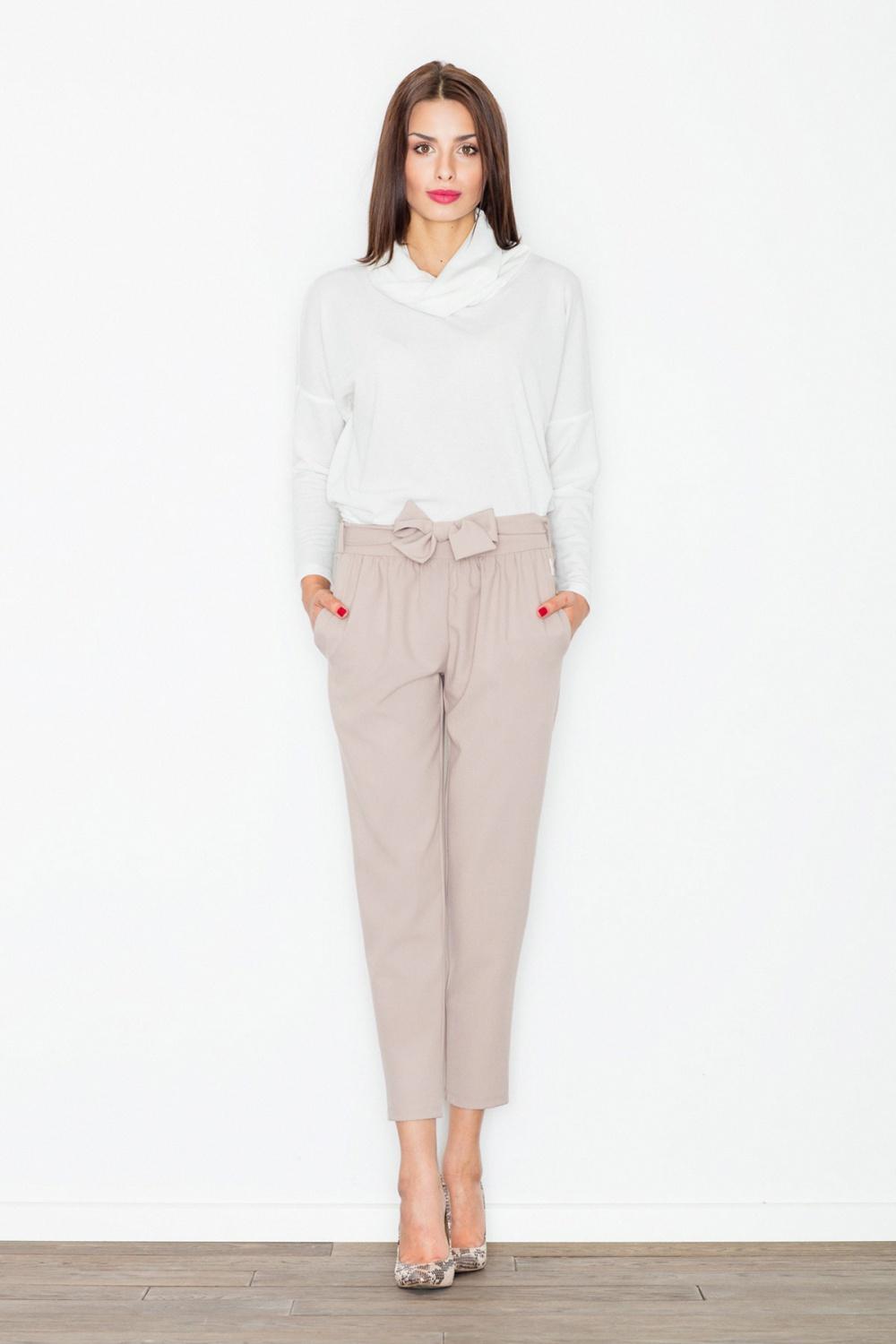 Women trousers model 77117 Figl / beige 