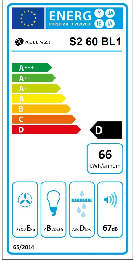 Gartraukis Allenzi S2 60 BL1 LED