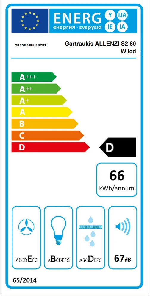 Gartraukis Allenzi S2 60 W LED