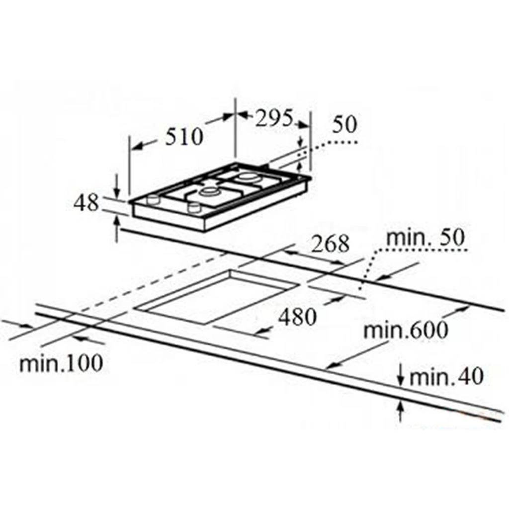 Kaitlentė Allenzi PG3020BG W