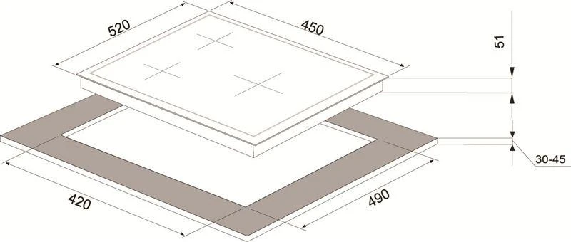 Kaitlentė Allenzi PG4031G B