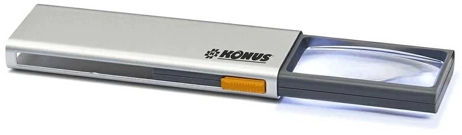 Konus Didinamasis stiklas Dual 3x-6x LED