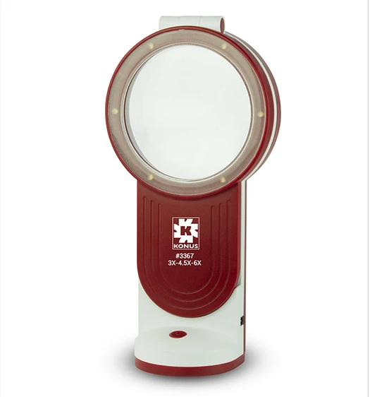 Didinamasis stiklas FLEXO-75 su LED apšvietimu