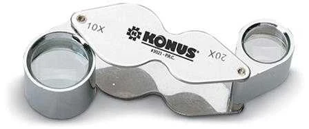 Konus Didinamasis stiklas Linen tester 10-20x