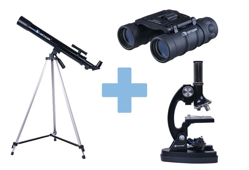 Opticon Teleskopas + Mikroskopas + Žiūronai Science Master SE