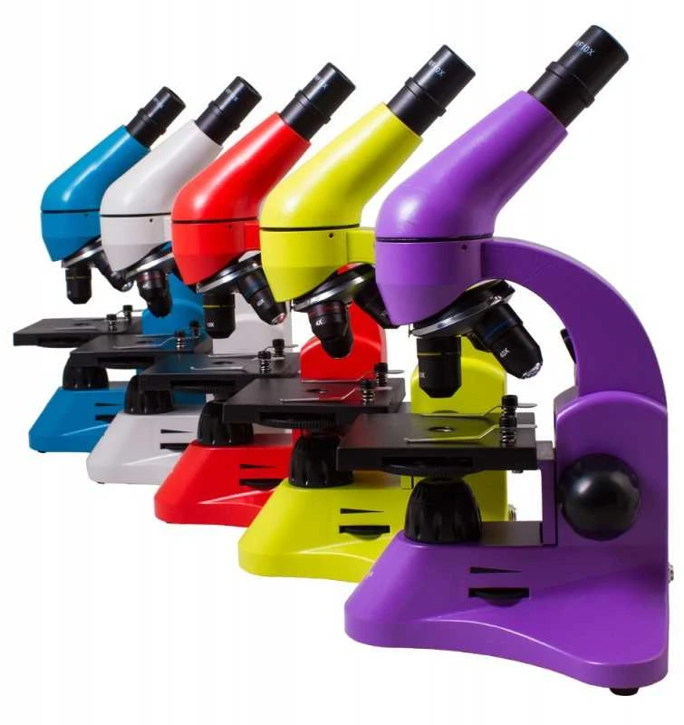 Mikroskopas Levenhuk Rainbow 50L Lime