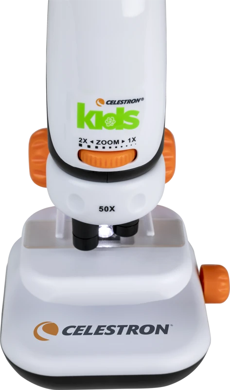 Mikroskopas vaikams Celestron su telefono adapteriu