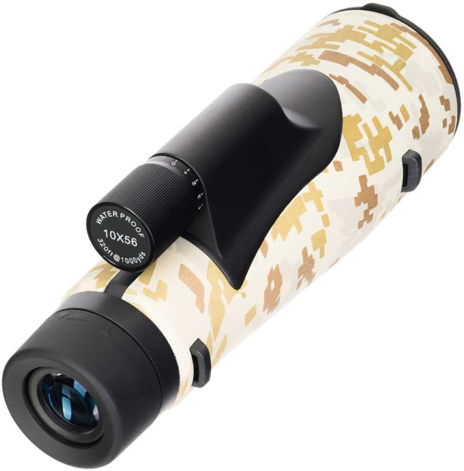 Levenhuk Camo Dots 10x56 monokuliaras su tinkleliu