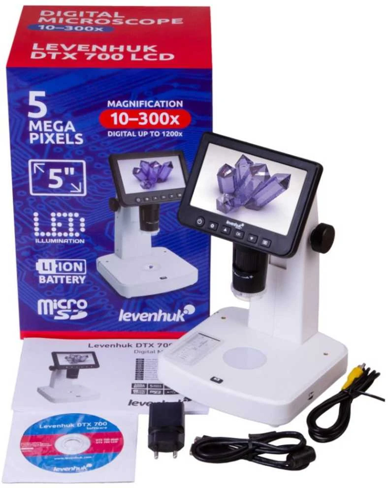 Mikroskopas Levenhuk DTX 700 LCD Digital Microscope