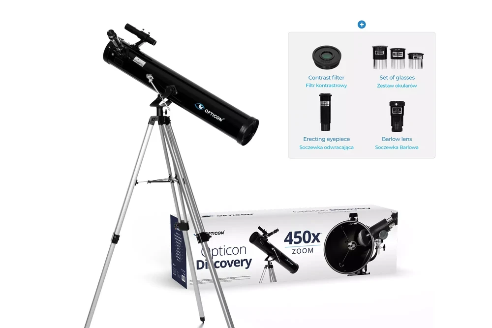 Teleskopas OPTICON Discovery 114F900AZ