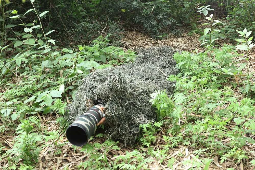 Tragopan Maskuotė tinklas Ghillie Khaki