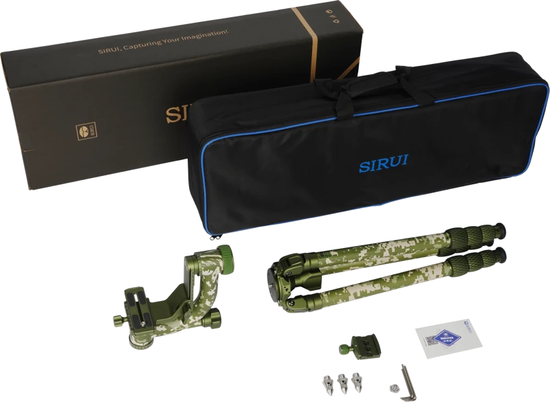 SIRUI EXPLORER TRIPOD + GIMBAL HEAD KIT CT-3204+CH20 Žalias