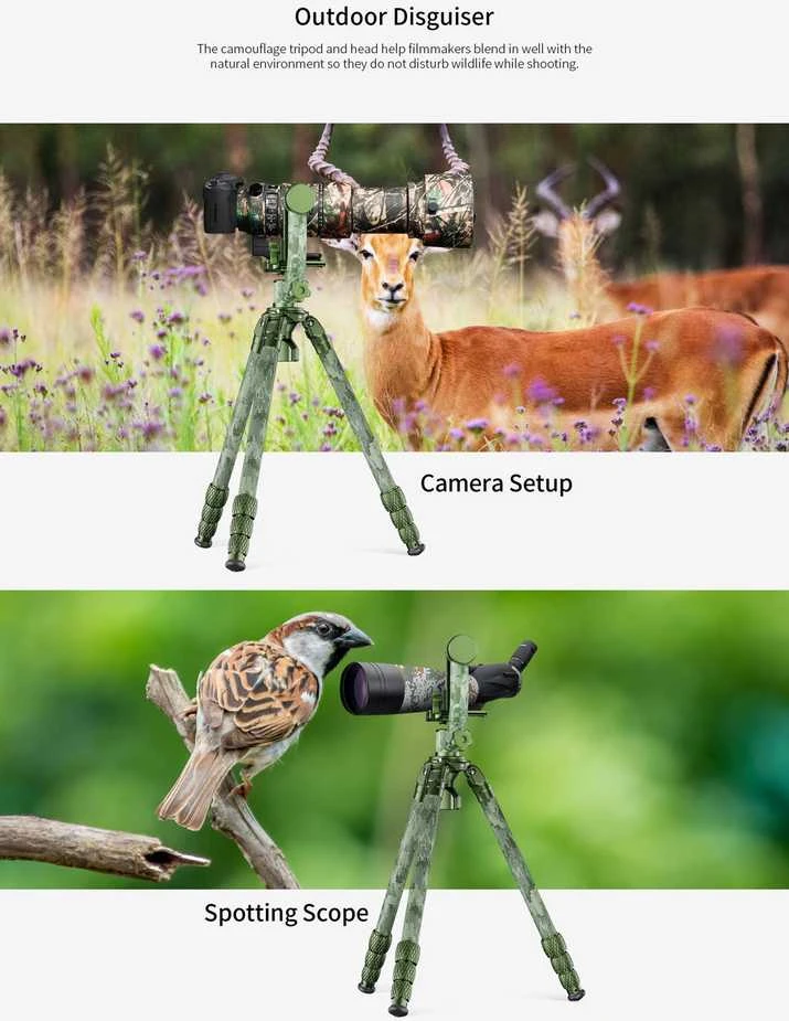 SIRUI EXPLORER TRIPOD + GIMBAL HEAD KIT CT-3204+CH20 Žalias