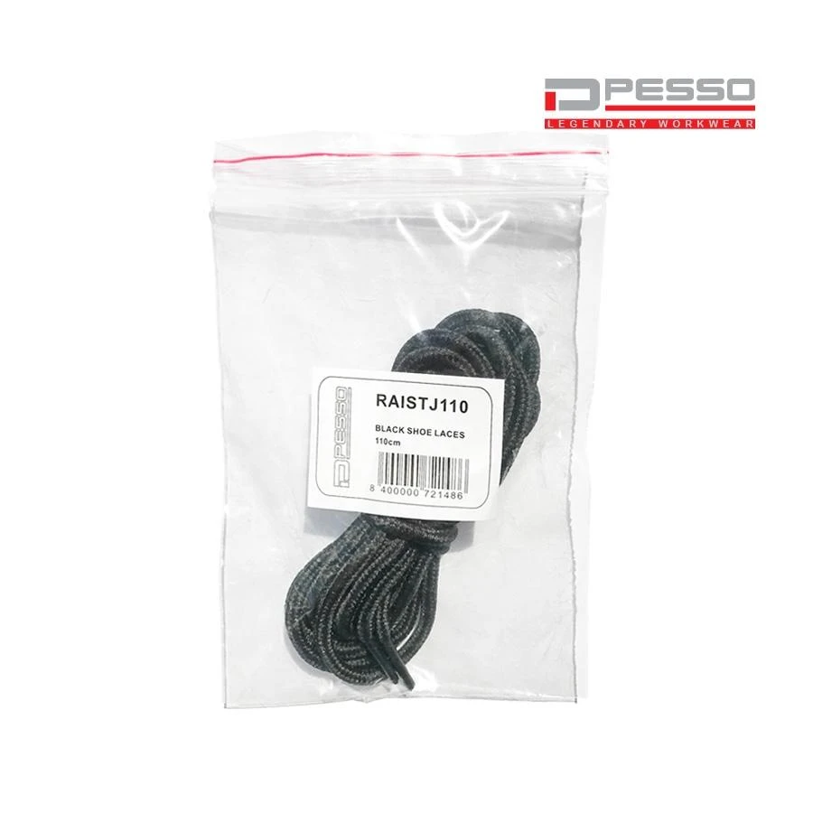 Batraiščiai 110 cm juodos spalvos Pesso