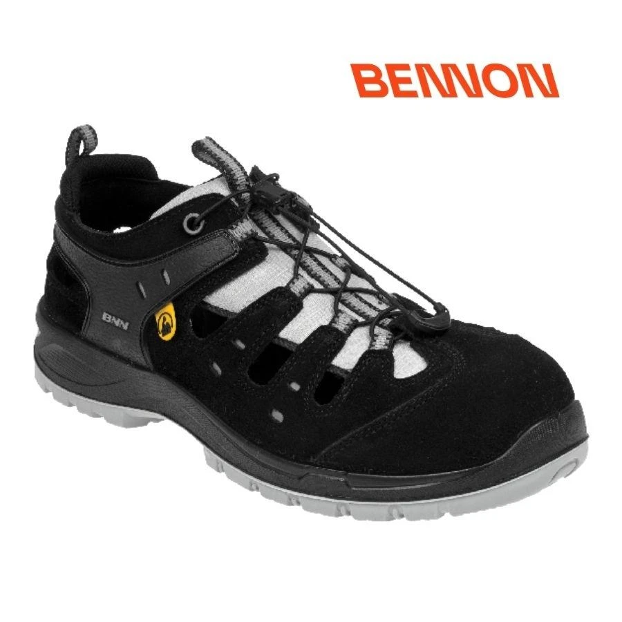 Darbiniai sandalai BENNON Bombis S1P ESD SRC, pilki