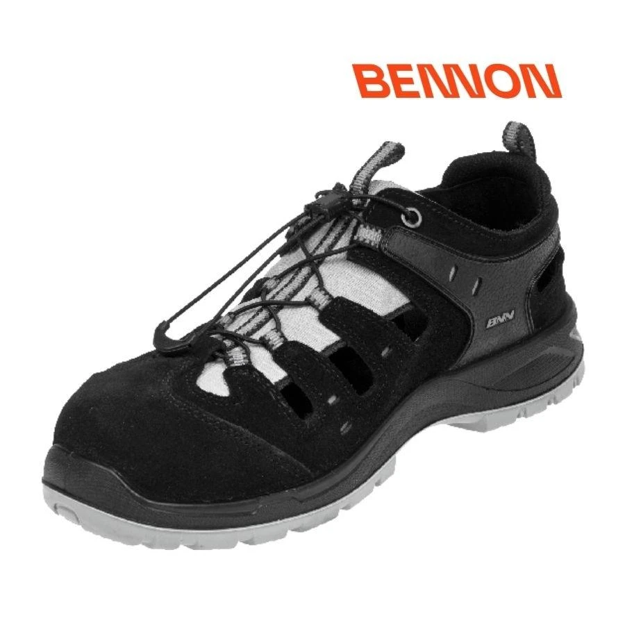 Darbiniai sandalai BENNON Bombis S1P ESD SRC, pilki