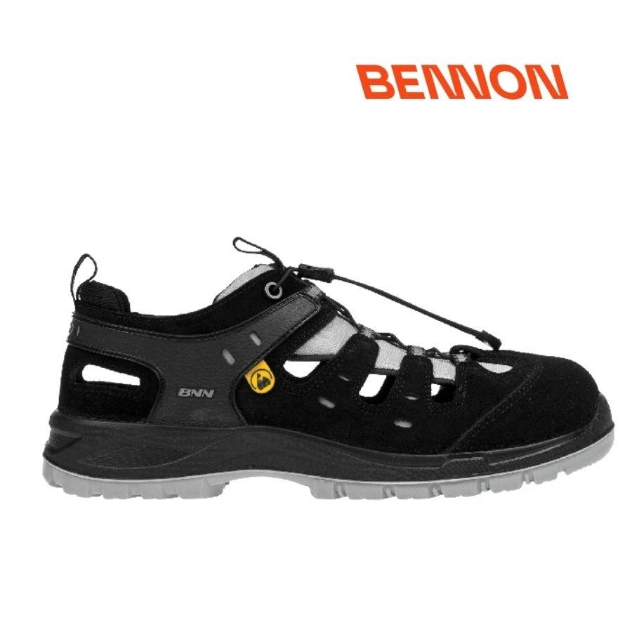 Darbiniai sandalai BENNON Bombis S1P ESD SRC, pilki
