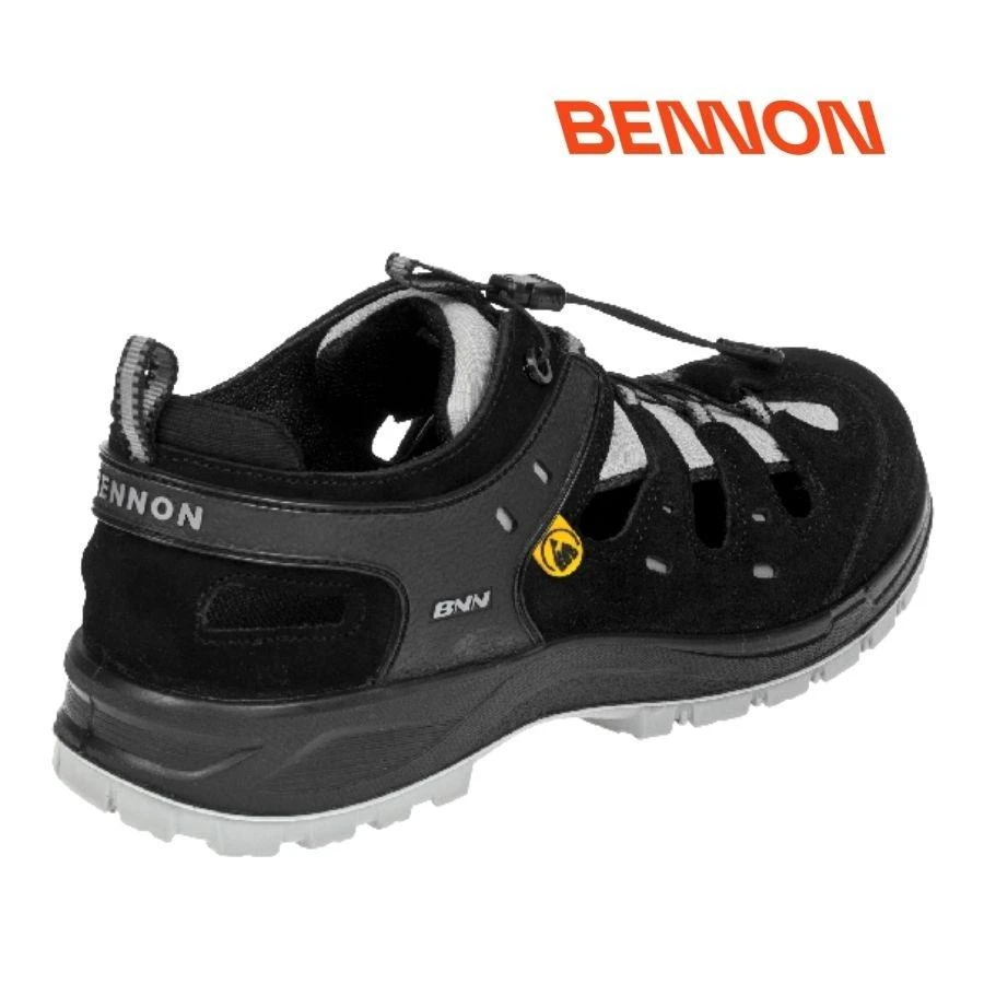 Darbiniai sandalai BENNON Bombis S1P ESD SRC, pilki