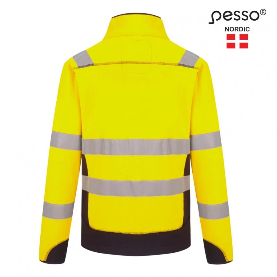Džemperis Fleece Pesso geltonas/mėlynas