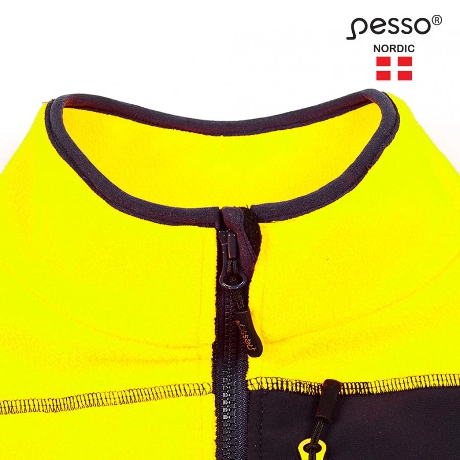 Džemperis Fleece Pesso geltonas/mėlynas