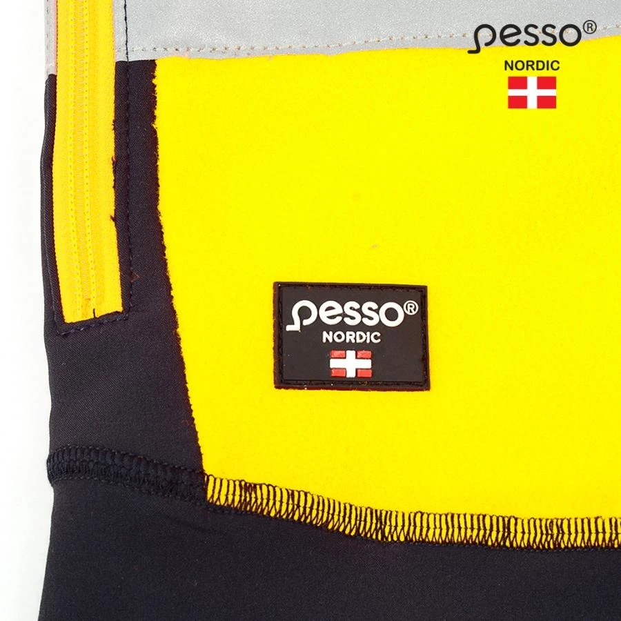 Džemperis Fleece Pesso geltonas/mėlynas
