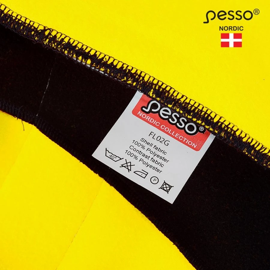 Džemperis Fleece Pesso geltonas/mėlynas