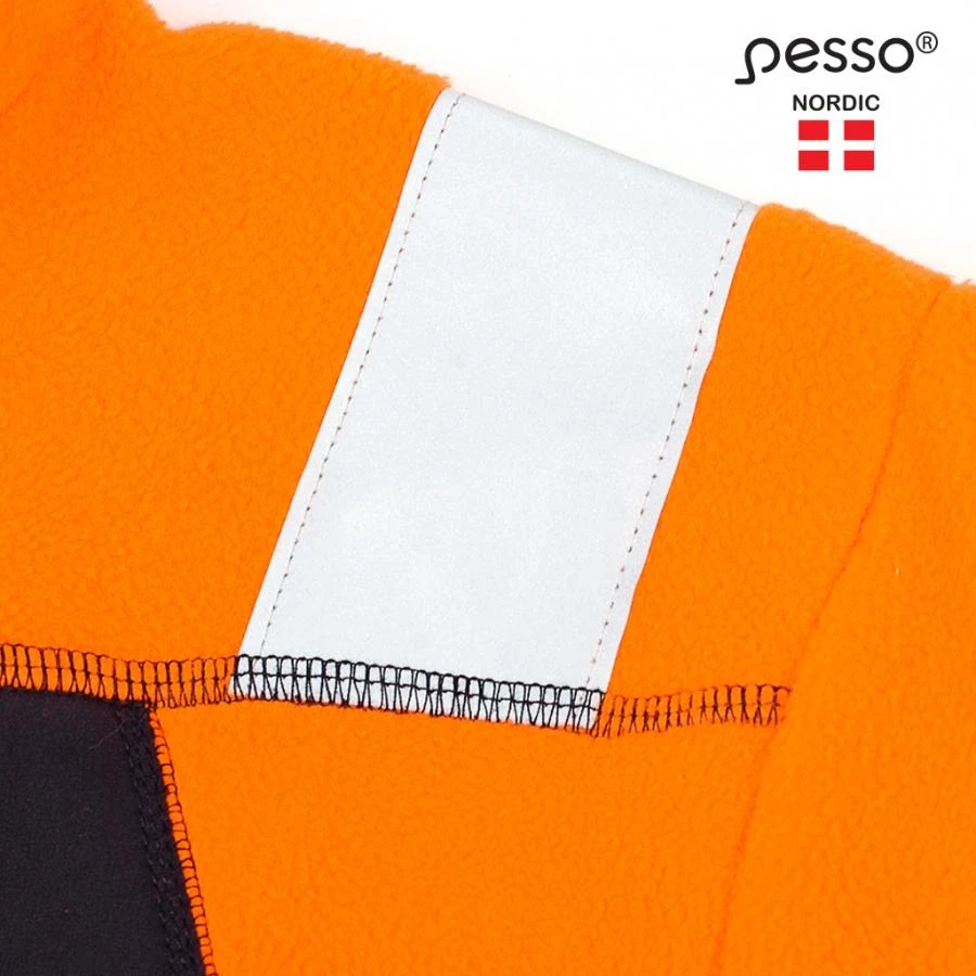 Džemperis Pesso Fleece oranžinis, mėlynas