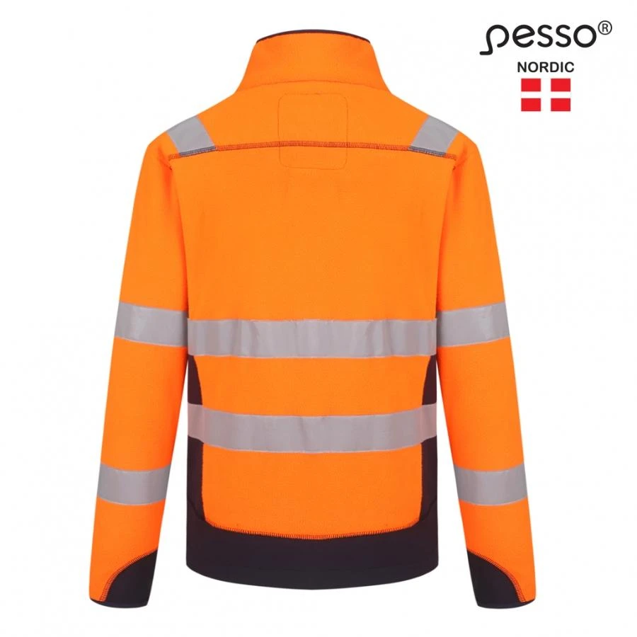 Džemperis Pesso Fleece oranžinis, mėlynas
