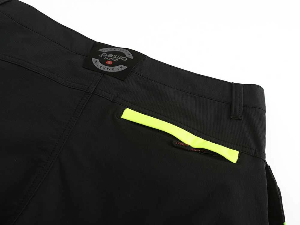 Kelnės Pesso JUPITER 175HVG Ripstop stretch (juoda/geltona)