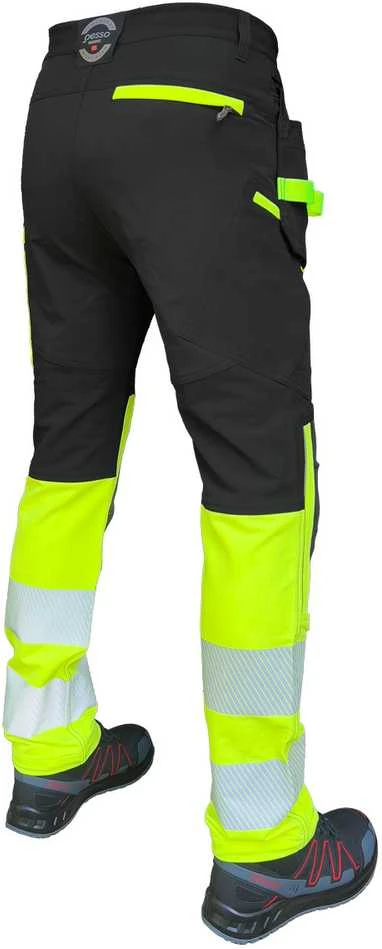 Kelnės Pesso JUPITER 175HVG Ripstop stretch (juoda/geltona)