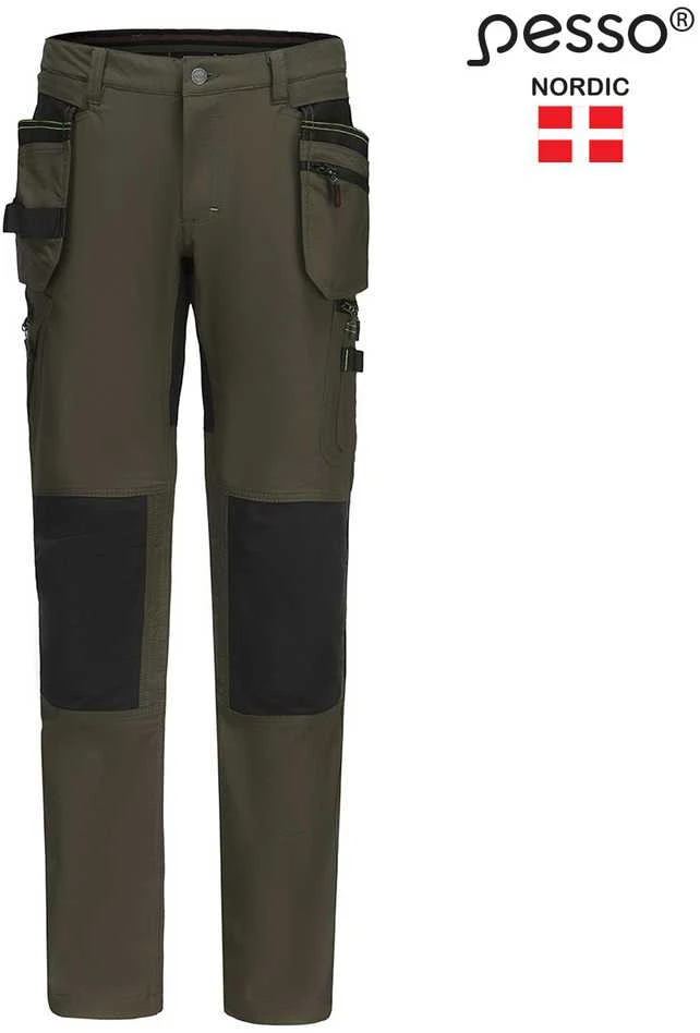 Kelnės Pesso JUPITER 175Z Flex Pro stretch (olive žalias)