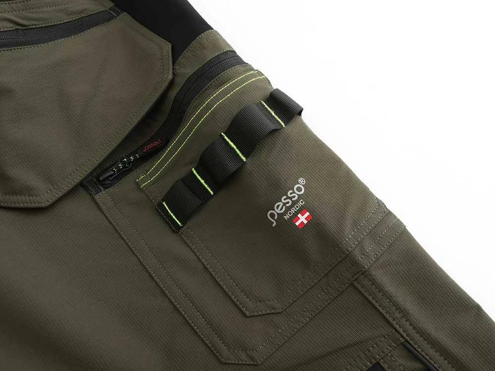 Kelnės Pesso JUPITER 175Z Flex Pro stretch (olive žalias)